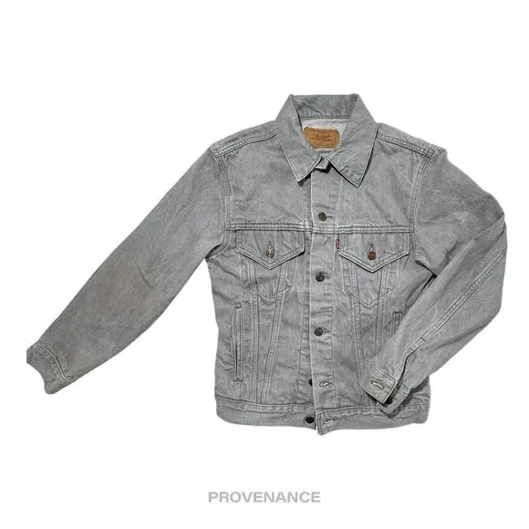 🔴 LEVIS Denim Jacket - Grey 36 - Picture 3 of 8